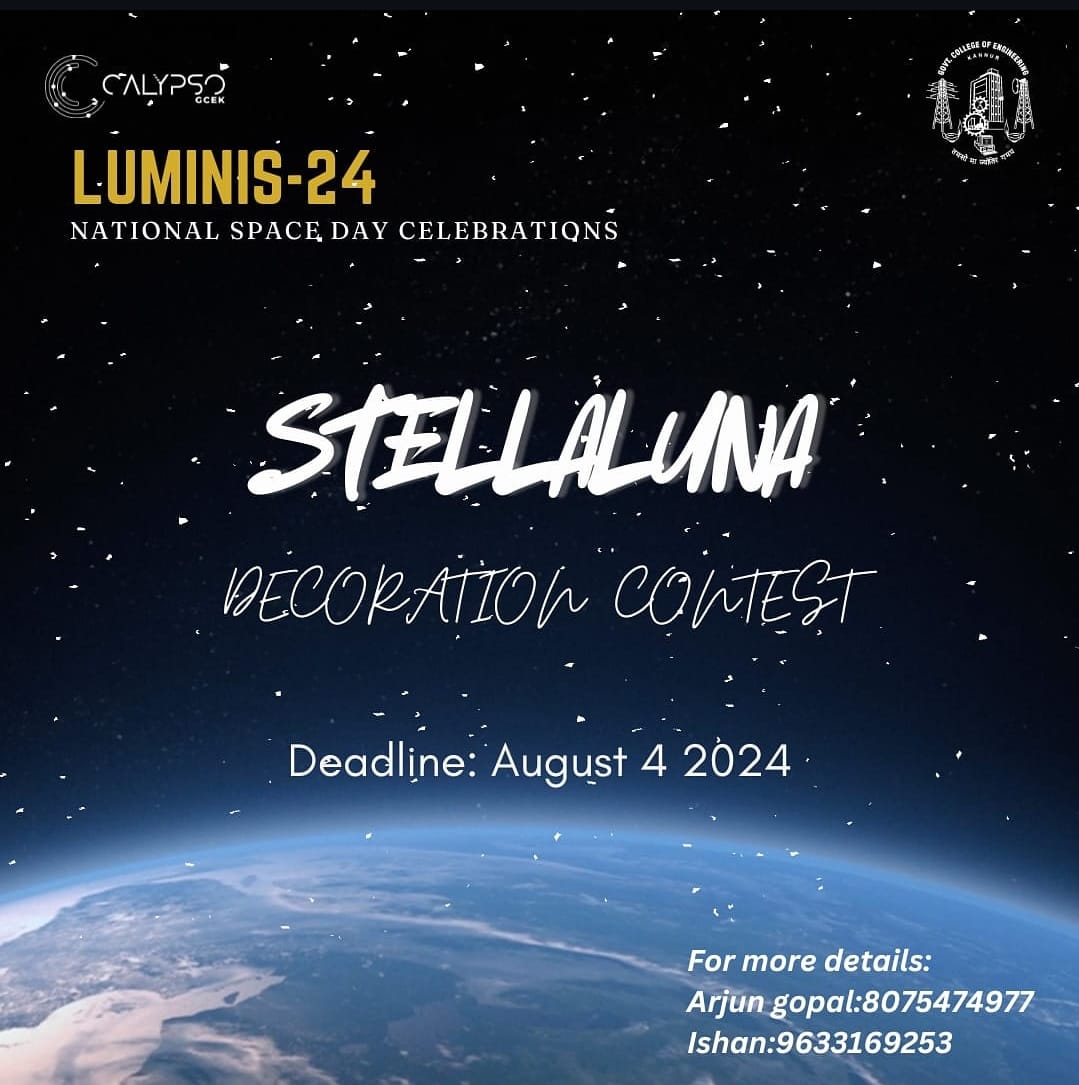 STELLALUNA Decoration Contest - National Space Day Celebrations